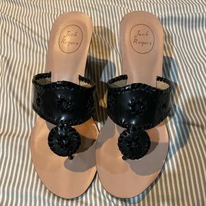Black Jack Roger heeled sandals 9.5